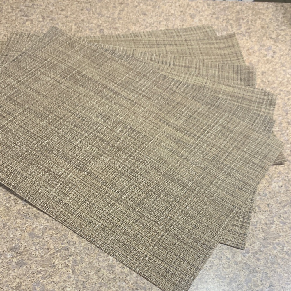 Textured Tan Placemat (6)